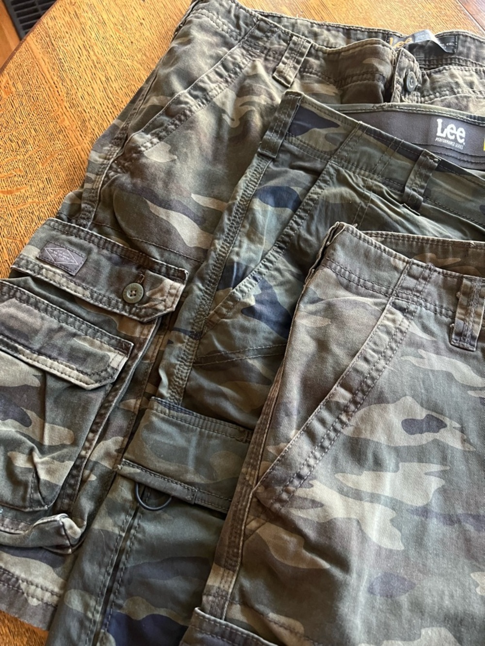 Set of 3 Men’s Lee brand cargo shorts